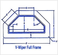 Full Frame V Master Wipe® Way Wipers
