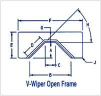 Open V Master Wipe® Wiper